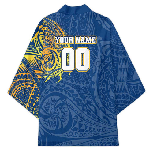 Personalized Parramatta Eels Kimono Polynesian Tribal Chest and Sleeve Tattoo