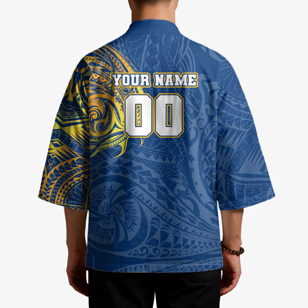 Personalized Parramatta Eels Kimono Polynesian Tribal Chest and Sleeve Tattoo