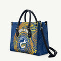 Personalized Parramatta Eels Leather Bag Polynesian Tribal Chest and Sleeve Tattoo