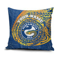 Personalized Parramatta Eels Pillow Cover Polynesian Tribal Chest and Sleeve Tattoo