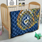 Personalized Parramatta Eels Quilt Polynesian Tribal Chest and Sleeve Tattoo