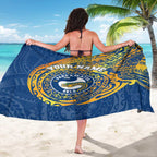 Personalized Parramatta Eels Sarong Polynesian Tribal Chest and Sleeve Tattoo