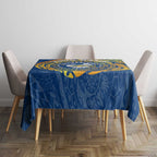 Personalized Parramatta Eels Tablecloth Polynesian Tribal Chest and Sleeve Tattoo