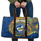 Personalized Parramatta Eels Travel Bag Polynesian Tribal Chest and Sleeve Tattoo