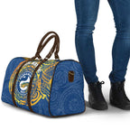 Personalized Parramatta Eels Travel Bag Polynesian Tribal Chest and Sleeve Tattoo