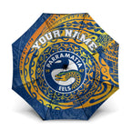 Personalized Parramatta Eels Umbrella Polynesian Tribal Chest and Sleeve Tattoo