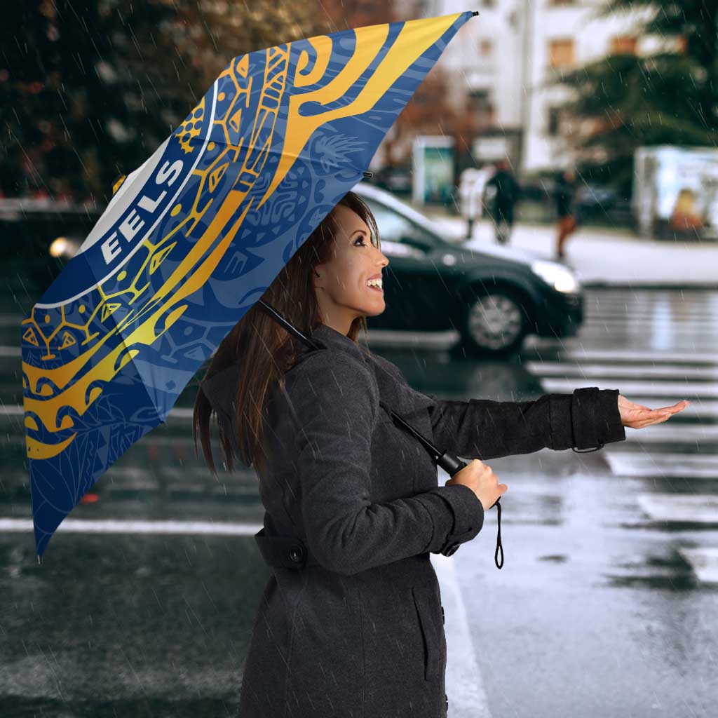 Personalized Parramatta Eels Umbrella Polynesian Tribal Chest and Sleeve Tattoo
