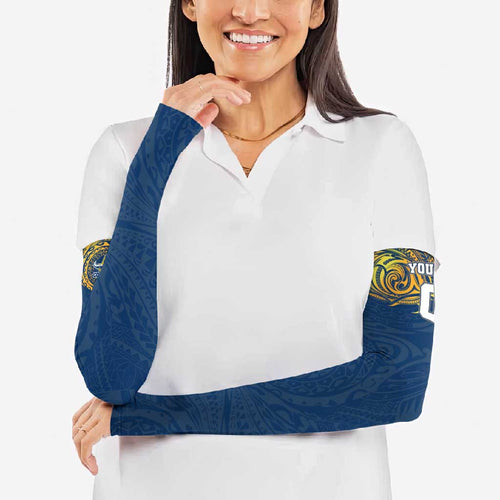 Personalized North Queensland Cowboys Arm Sleeves Polynesian Tribal Chest and Sleeve Tattoo