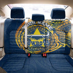 Personalized North Queensland Cowboys Back Car Seat Cover Polynesian Tribal Chest and Sleeve Tattoo