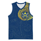 Personalized North Queensland Cowboys Basketball Jersey Polynesian Tribal Chest and Sleeve Tattoo