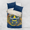 Personalized North Queensland Cowboys Bedding Set Polynesian Tribal Chest and Sleeve Tattoo