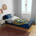 Personalized North Queensland Cowboys Bedding Set Polynesian Tribal Chest and Sleeve Tattoo