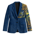 Personalized North Queensland Cowboys Blazer Polynesian Tribal Chest and Sleeve Tattoo