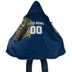 Personalized North Queensland Cowboys Cloak Polynesian Tribal Chest and Sleeve Tattoo