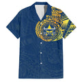 Personalized North Queensland Cowboys Family Matching Mermaid Dress and Hawaiian Shirt Polynesian Tribal Chest and Sleeve Tattoo