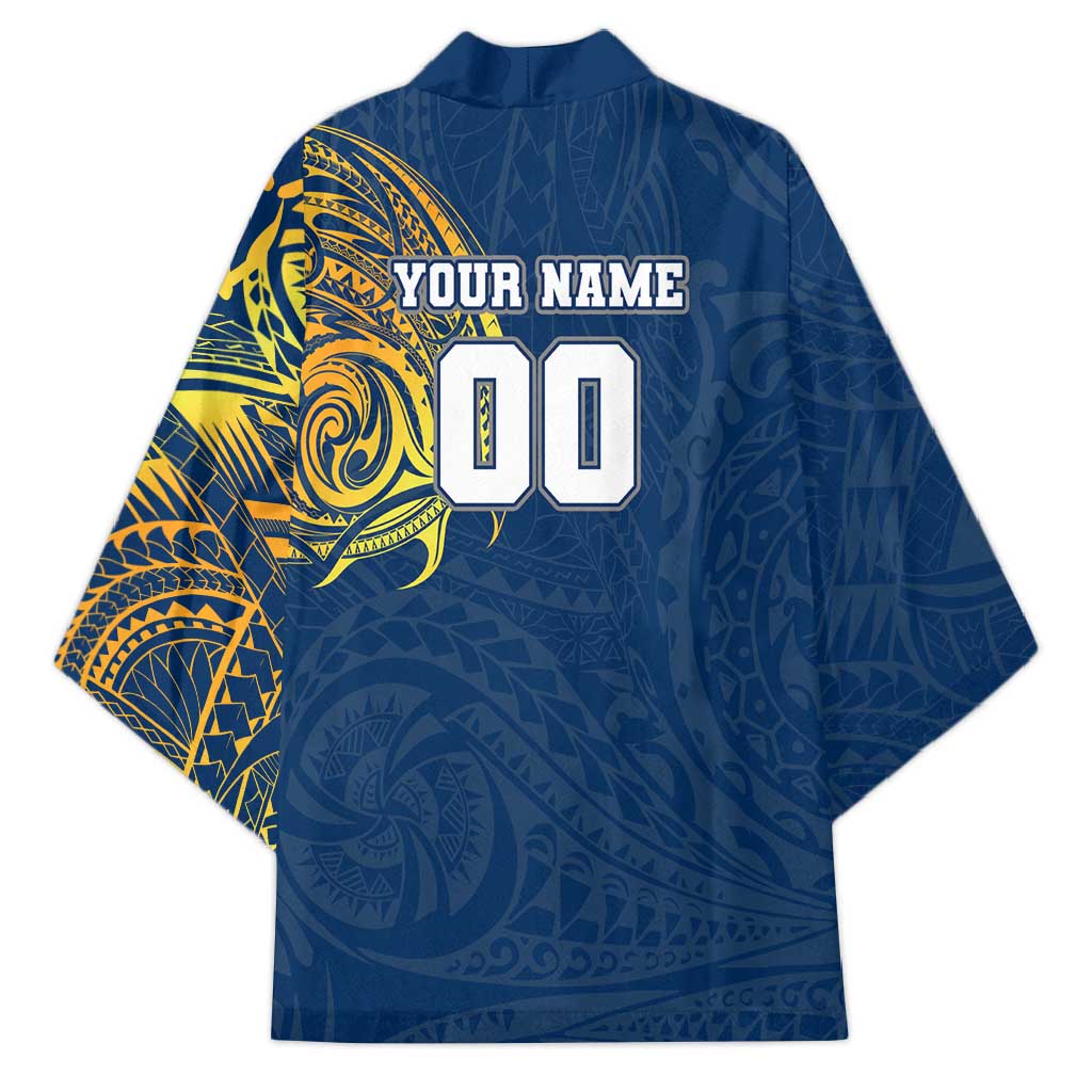 Personalized North Queensland Cowboys Kimono Polynesian Tribal Chest and Sleeve Tattoo