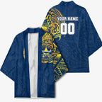 Personalized North Queensland Cowboys Kimono Polynesian Tribal Chest and Sleeve Tattoo