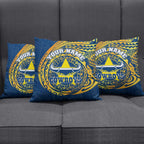 Personalized North Queensland Cowboys Pillow Cover Polynesian Tribal Chest and Sleeve Tattoo