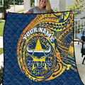 Personalized North Queensland Cowboys Quilt Polynesian Tribal Chest and Sleeve Tattoo