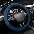 North Queensland Cowboys Steering Wheel Cover Polynesian Tribal Chest and Sleeve Tattoo
