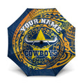 Personalized North Queensland Cowboys Umbrella Polynesian Tribal Chest and Sleeve Tattoo