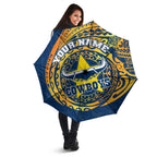 Personalized North Queensland Cowboys Umbrella Polynesian Tribal Chest and Sleeve Tattoo