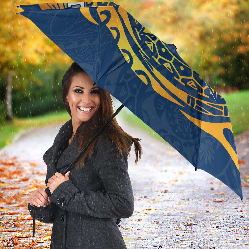 Personalized North Queensland Cowboys Umbrella Polynesian Tribal Chest and Sleeve Tattoo