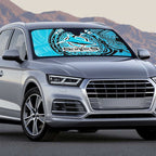 Personalized Cronulla Sutherland Sharks Auto Sun Shade Polynesian Tribal Chest and Sleeve Tattoo