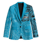 Personalized Cronulla Sutherland Sharks Blazer Polynesian Tribal Chest and Sleeve Tattoo