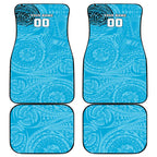 Personalized Cronulla Sutherland Sharks Car Mats Polynesian Tribal Chest and Sleeve Tattoo