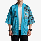 Personalized Cronulla Sutherland Sharks Kimono Polynesian Tribal Chest and Sleeve Tattoo