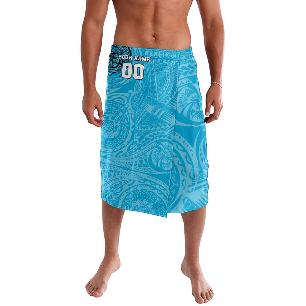 Personalized Cronulla Sutherland Sharks Lavalava Polynesian Tribal Chest and Sleeve Tattoo
