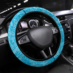 Cronulla Sutherland Sharks Steering Wheel Cover Polynesian Tribal Chest and Sleeve Tattoo