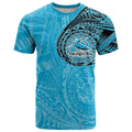 Personalized Cronulla Sutherland Sharks T Shirt Polynesian Tribal Chest and Sleeve Tattoo