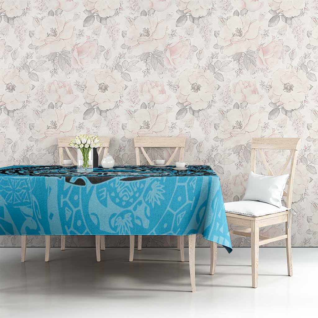 Personalized Cronulla Sutherland Sharks Tablecloth Polynesian Tribal Chest and Sleeve Tattoo