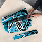 Personalized Cronulla Sutherland Sharks Umbrella Polynesian Tribal Chest and Sleeve Tattoo