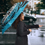 Personalized Cronulla Sutherland Sharks Umbrella Polynesian Tribal Chest and Sleeve Tattoo