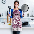Personalized Manly Warringah Sea Eagles Apron Polynesian Tribal Chest and Sleeve Tattoo