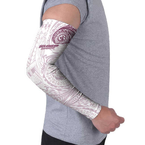 Personalized Manly Warringah Sea Eagles Arm Sleeves Polynesian Tribal Chest and Sleeve Tattoo