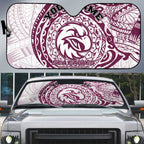 Personalized Manly Warringah Sea Eagles Auto Sun Shade Polynesian Tribal Chest and Sleeve Tattoo