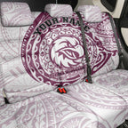 Personalized Manly Warringah Sea Eagles Back Car Seat Cover Polynesian Tribal Chest and Sleeve Tattoo