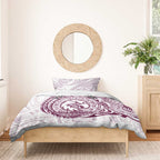 Personalized Manly Warringah Sea Eagles Bedding Set Polynesian Tribal Chest and Sleeve Tattoo