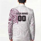 Personalized Manly Warringah Sea Eagles Blazer Polynesian Tribal Chest and Sleeve Tattoo