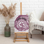 Personalized Manly Warringah Sea Eagles Canvas Wall Art Polynesian Tribal Chest and Sleeve Tattoo