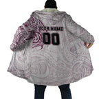 Personalized Manly Warringah Sea Eagles Cloak Polynesian Tribal Chest and Sleeve Tattoo