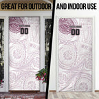 Personalized Manly Warringah Sea Eagles Door Cover Polynesian Tribal Chest and Sleeve Tattoo