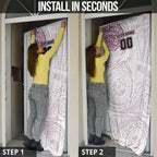 Personalized Manly Warringah Sea Eagles Door Cover Polynesian Tribal Chest and Sleeve Tattoo