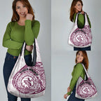 Personalized Manly Warringah Sea Eagles Grocery Bag Polynesian Tribal Chest and Sleeve Tattoo