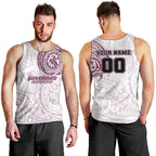 Personalized Manly Warringah Sea Eagles Men Tank Top Polynesian Tribal Chest and Sleeve Tattoo