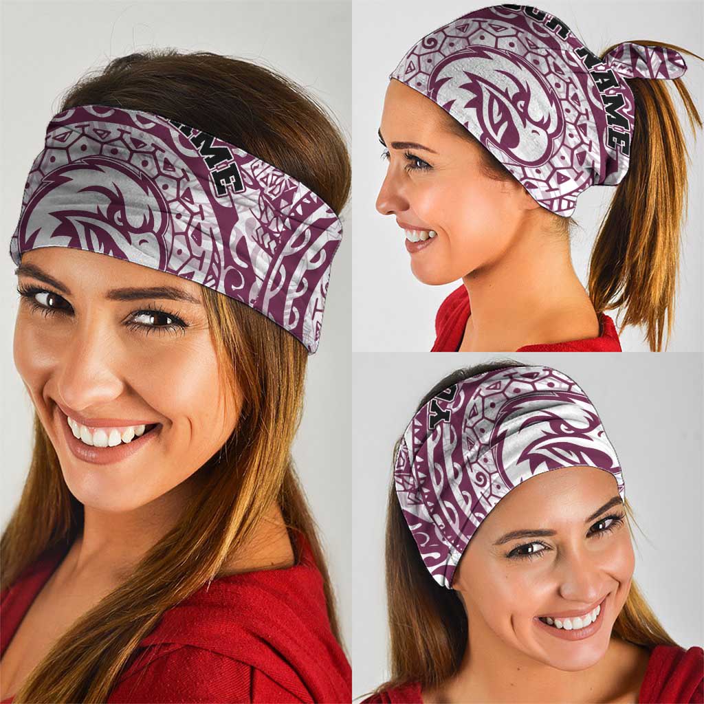 Personalized Manly Warringah Sea Eagles Neck Gaiter Polynesian Tribal Chest and Sleeve Tattoo